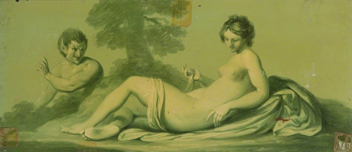 Nudo sdraiato e un satiro - National Trust